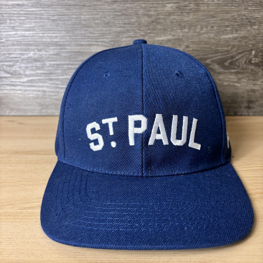 St Paul Saints Hat Cap Snap Back Blue MILB Baseball CHS Field Mens Minor League
